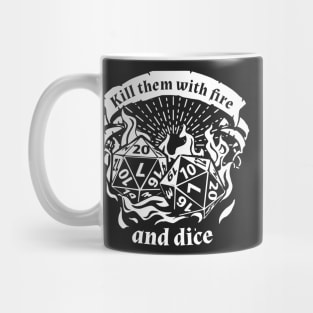 Pen and Paper song of fire and dice Mug